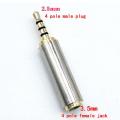 3Pcs Jack 3.5MM To 2.5 Mm Audio Adapter 2.5Mm Male To 3.5Mm Female Plug Connector For Aux Speaker Cable Headphone Jack 3.5. 