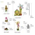 7x Fairy Garden Accessories Gift DIY for Micro Landscape Courtyard Balcony. 