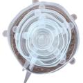 6 Pcs Kitchen Reusable Silicone Stretch Seal Lid Preservation Vacuum Food Storage Bowl Cover. 