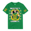 John Cena "Earn The Day" 2021 Green Printed T Shirt Form Him. 