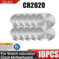 2-20PCS CR2020 CR 2020 3V Lithium Battery For Watch Toys Calculator Car Key Electronic Scale Remote Control Button Coin Cells. 