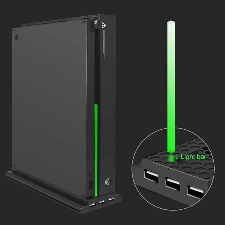 EDran%20Spot%20Vertical%20cooling%20rack%20compatible%20with%20Xbox%20One%20X%20cooling%20fan%20bracket%20compatible%20with%203%20USB%20ports%20and%20only%20for%20Xbox%20One%20X%20-%20Image%203