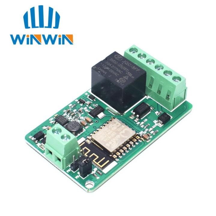 New Arrival 1Pcs Green ESP8266 10A 220V Network Relay  Module Input DC 7V~30V Modules