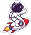 Space Space Stickers - Astronaut Stickers for Kids - 3 inch x 3 Inch - Planet Stickers for Laptops - Art and Crafts. 