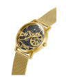 Guess Mens Gold Stainless Steel Case Gold Dial Gold Mesh Stainless Steel Bracelet Watch-GW0538G2. 