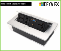 Multi Function Switch Socket Technology Box for office table. 