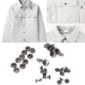 10Pcs 15mm Metal Press Stud Snap Button Fastener Clothes Accessories. 