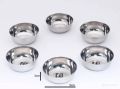 Stainless steel bowl/katori pack of six best quality. 