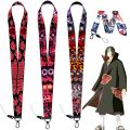 Anime Naruto Keychains Akatsuki Sharingan Keyring DIY Ribbons Halloween Fashion Unisex Cosplay Accessories Gifts. 