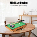 Mini Pool Table, Premium Tabletop Billiards Mini Snooker Game Set - Balls, Cues, and Rack Pool, Sport Bank Shot Family Playing, Billiard Table for Children Indoor and Outdoor Game Board Game Accessories Board Game. 
