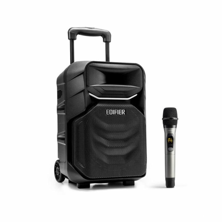 Edifier A3-8S Party Speaker/Trolley Speaker/Bluetooth, AUX line in, Microphone in, TF Card and USB Input, 9TO12  Hours Battery Backup, BLUETOOTH 5.0 | 8″ BASS | U-SEGMENT WIRELESS MICROPHONE | BUILT-IN 6600mAh LITHIUM BATTERY