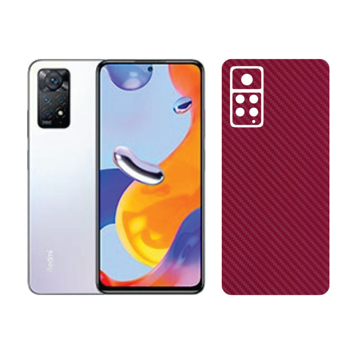 Xiaomi Redmi Note 11 Pro Back Paper OB Carbon Brown Sheet Anti-stain ...