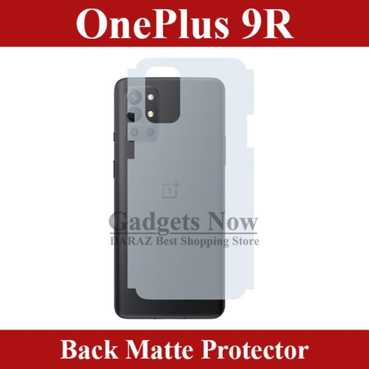 OnePlus 9R Back Protector Carbon Fiber Matte Soft Skin Sheet For OnePlus 9R