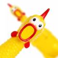 Funny Easter Squeeze Screaming Mini Rubber Chicken Toys Sound Toy for Kids Pets. 
