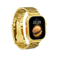 Apple Logo Gold Series Ultra Smart Watch. 