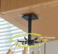 Kitchen Rotating Hook 360° [6 in 1] - Kitchen Storage Rack - Kitchen Storage Organizer - Hanging Utensils Organizer - Kitchen Spoon Holder - Kitchen Cabinet Storage Organizer - Hanging Hook 360° Kitchen Organizing Gadgets - Kitchen Space Saving Tools. 