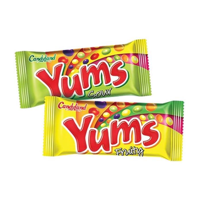 Yums Fruity Taste 1box in 18pcs