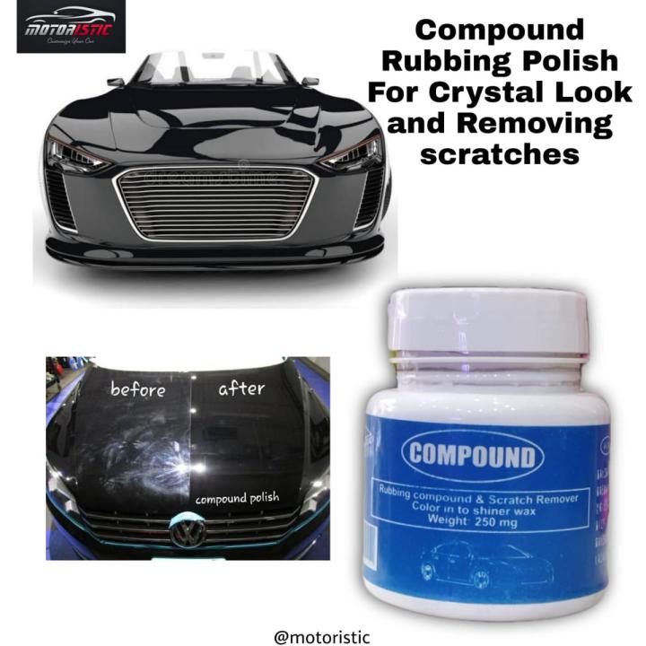 Car Crystal Rubbing Compound Polish / Scratch Remover / Wax Cream Paste For Paint Surface
