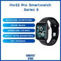 Hw22 Pro Smart Watch Series 7 Original | Wireless Charging | 1.75 Inch Display | 44 mm Base |  Box Include Data Cable, Charger And Straps |  Always On Display | BP Pressure Reading | Water Proof | For IOS And Android. 
