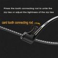 NCANRUI Releasable Zip Ties 12Inch Heavy Duty Zip Tie Thick Black Cable Ties 100Lb Tensile Strength Nylon Cable Wire Ties 100Pcs. 