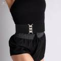 Wide Elastic Belt Solid Color Girdle Corset Dress Belt for Women Ladies Black. 