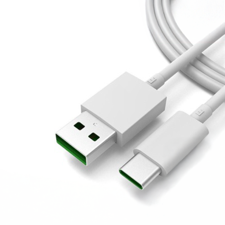 Oppo USB A to Type C 33W Fast Charging Cable White VOOC Compatible with Reno A Series F Series K Series