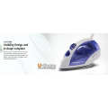 New Panasonic NI-E510 U-Shape Steam Iron - Curved Soleplate - Vertical Steam - Powershot - Auto Anti-calc  Dry & Steam Iron -  1950 W-2380 W - Multi-colour. 
