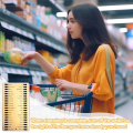 Metal Grocery List,Reusable Shopping List,Metal Sliding Shopping List Memory Reminder Board,Convenient Tools for Home Easy Install Easy to Use. 
