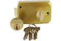 558B Home Night Rim Lock -Golden (Almari Lock). 