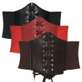 Wide PU Leather Slimming Body Belts Adjustable Waist Corset For Women Decoration Fengshi. 