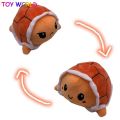 TIKTOK Fidget toy Flip Cartoon Reversible plushie flip octopus Plush Animals Stuffed Kids Double-Sided Doll Cute Toys Gift. 