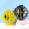 Flower Clock Mold Eco-friendly Attractive Silicone DIY Crafts Flower Clock Pendant Mold for Home. 