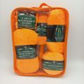 9 in 1  Microfiber Car Cleaning Kit Towel Detailing Car Wheel Brush Waxing Sponge. 