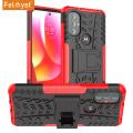For Motorola Moto G Power (2022) Case Back Case Bracket Men Boys Shock Resistant Drop Resistant Belt Clip Bumper Bottom Cover. 