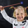 2 Piece Light Up Magic Wizard Wands Sound Illuminating Toy Wand. 