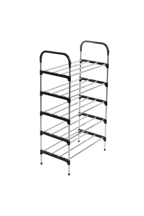 4,5%20Layer%20Shoe%20Rack%20Multifunctional%20Book%20Rack%20Accessories%20Rack%20for%20Home%20and%20Office%20Durable%20Non%20Breakable%20Shoe%20Organizer%20Stainless%20Steel%20Layer%20Shoe%20Rack%20Easy%20Assembly%20-%20Image%203