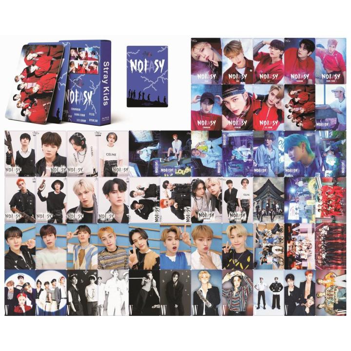 55Pcs/Set Kpop Photocards Stray Kids Christmas Evel New Album Lomo Cards Boys Straykids Photo Card Postcard for Fans Collection