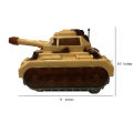 Military Tank Plastic Light and Sound Toy for Kids - Multi Color. 