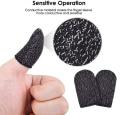 PubG sleeves PUBG Thumb Gloves for Gaming, Anti-Sweatable, Non-Slip, Breathable Thumb Gloves for Best Gaming Experience, finger sleeves, cover grip for free fire and Pubg, commando ( 2 Pair / 4 Sleeves). 