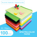 Colour Paper 100 Sheets, Multi Colors - A4 Size. 
