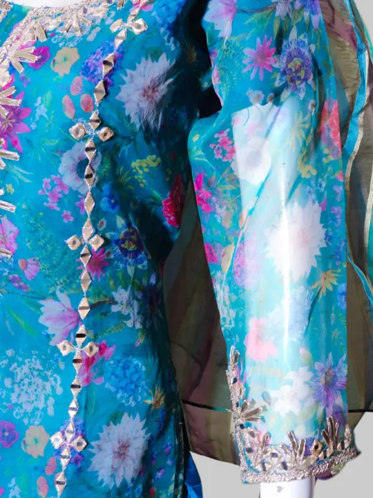 Women's%203Pc%20Digital%20Printed%20Stitched%20Organza%20Mirror%20work%20&%20Silk%20Flapper%20-%20Image%206