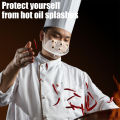Hygiene Mouth Shield Transparent Mouth Shield Beauty Chef Waiter Protective Mask Reusable Visible Splash Proof Mask Mouth Cover. 