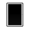 For Huawei MediaPad T3 10 Tire Texture Shockproof TPU+PC Protective Case with Holder. 