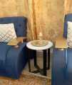 Side Table-Coffee Table-Stylish Table (Criss cross design). 