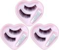 Beautious  3 pairs 3D eye lashes with 3 free glues. 
