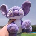Disney New Sitting Style Stitch Angel Doll Stitch Plush Toy Stitch Children's Doll Festival Gift Plush Pillow Birthday Gift. 
