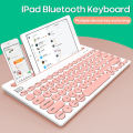 Imported High Quality Keyboards Basic Mobile Tablet Laptop Keyboard or Wireless Keyboard - Bluetooth Wireless Keyboard With Tablet & Phone Holder 79 Keys in Black & Pink color Basic keys of Bluetooth Wireless Keyboard. 