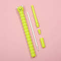 1pcs Soft Silicone Gel Pen Cute Caterpillar Colorful Cartoons Pen Black Ink 0.5mm Kawaii School Supplies Korean Stationery. 