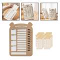 Detachable List Board, Daily Schedule Board, Daily Task Planning Board for Office. 