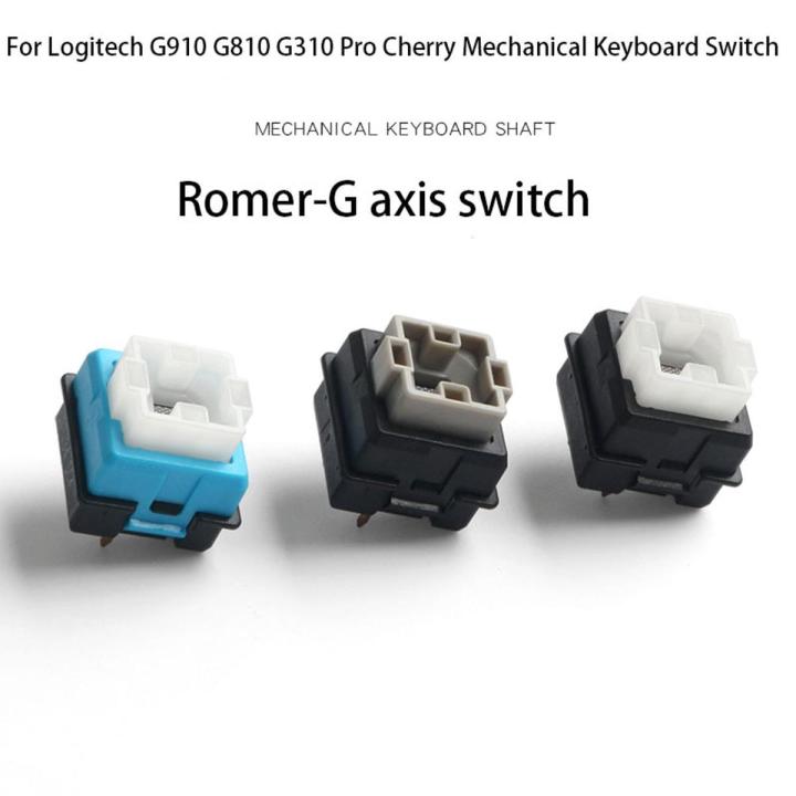 Ormon Axis For Logitech G910 G810 G310 Pro Cherry Mechanical Keyboard Switch Romer-G Axis Switch Keyboard Accessories Blue Shaft